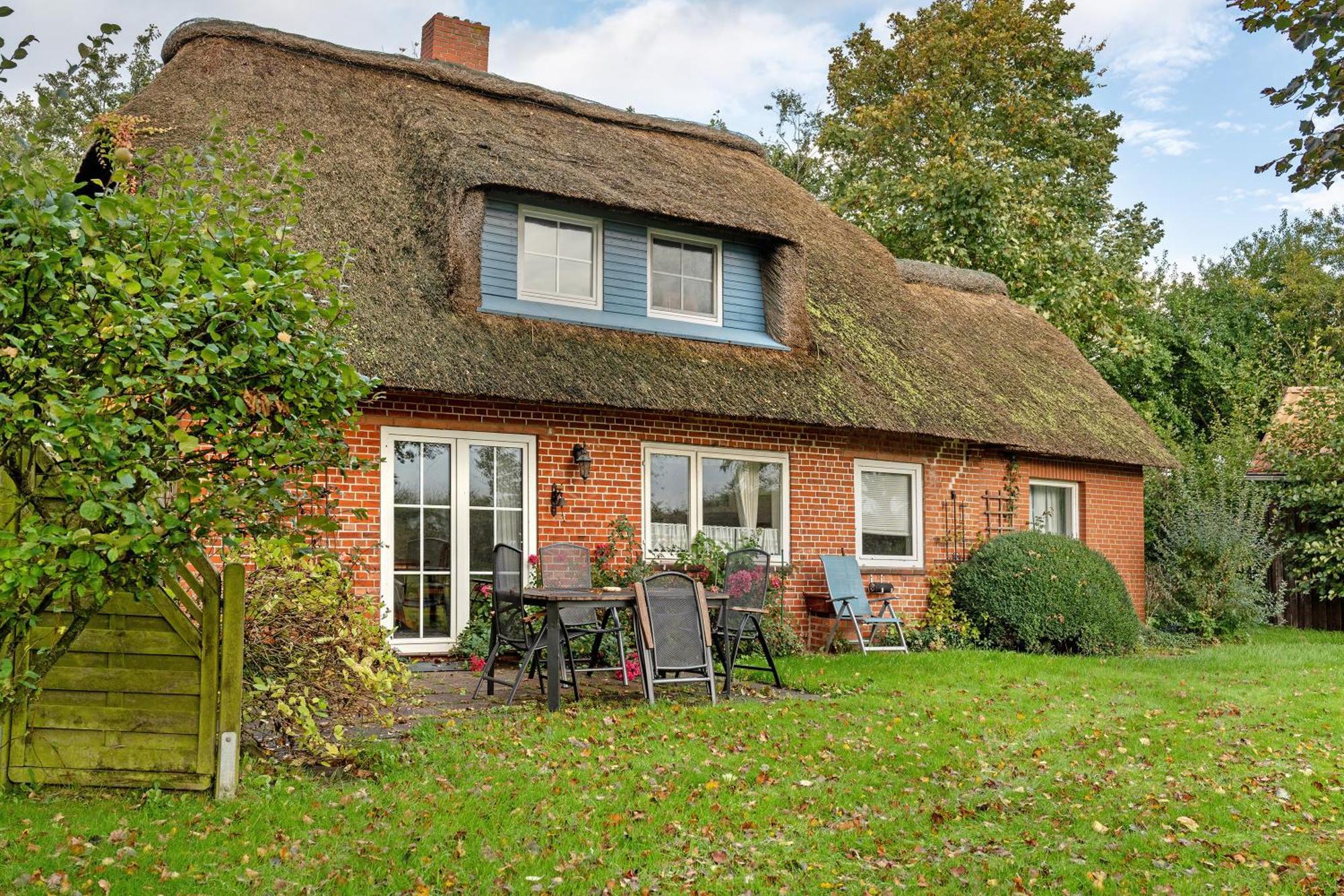 Reetdachchalet Emmelsbull-Horsbull Exterior foto